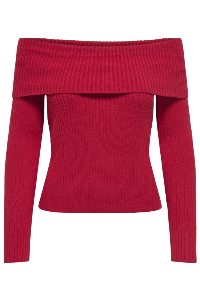 ONLKATIA LIFE LS OFF SHOULDER KNT N 15311830 Salsa